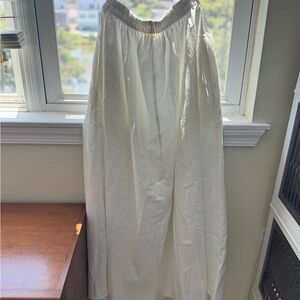 Cotton and Linen Maxi Skirt